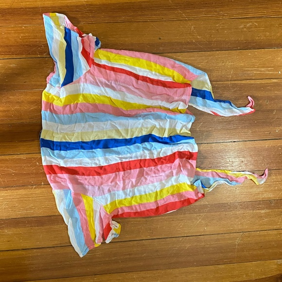 rainbow tie cropped top - Picture 5 of 5